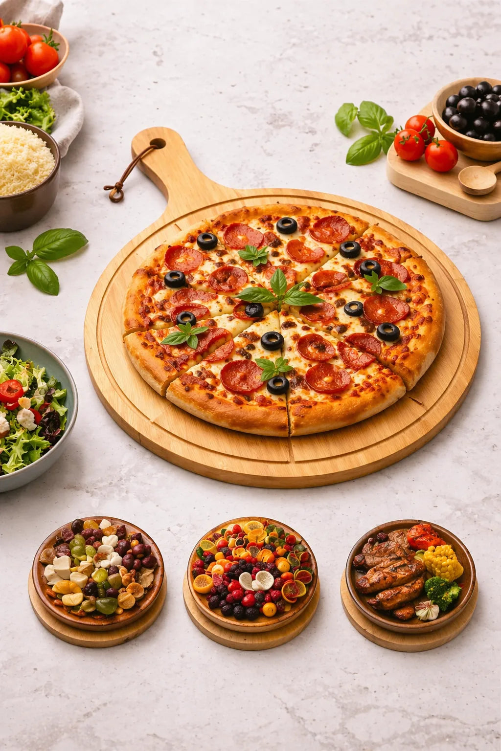 Planche Pizza Bambou