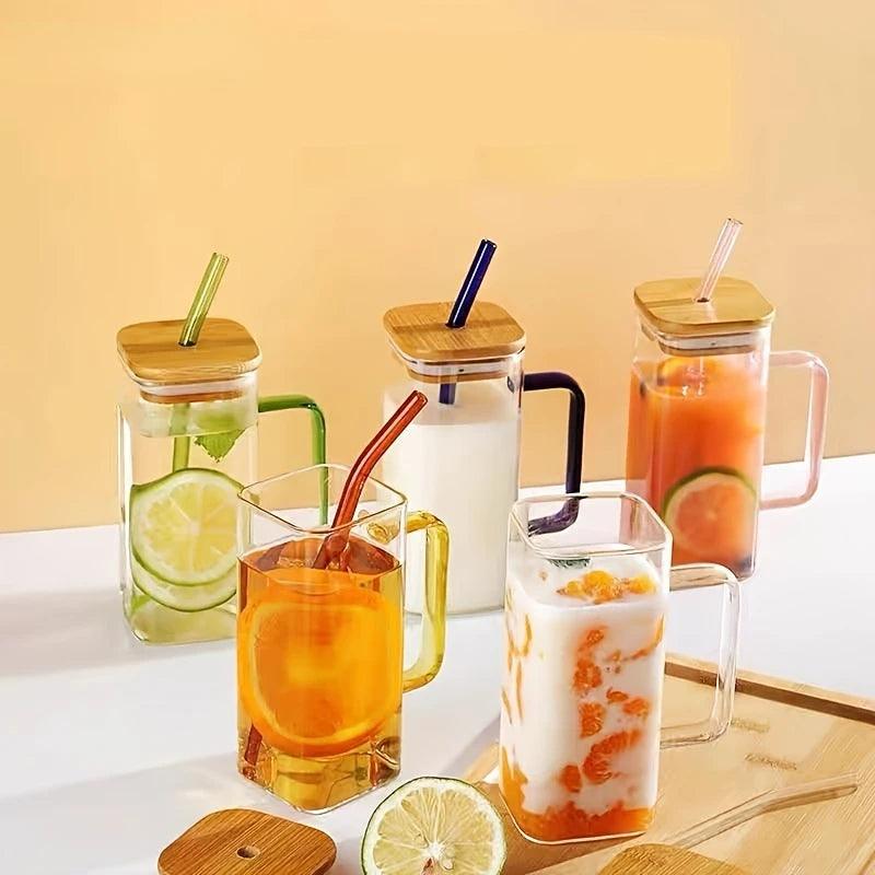Tasse Carrée en Verre de 400 ml