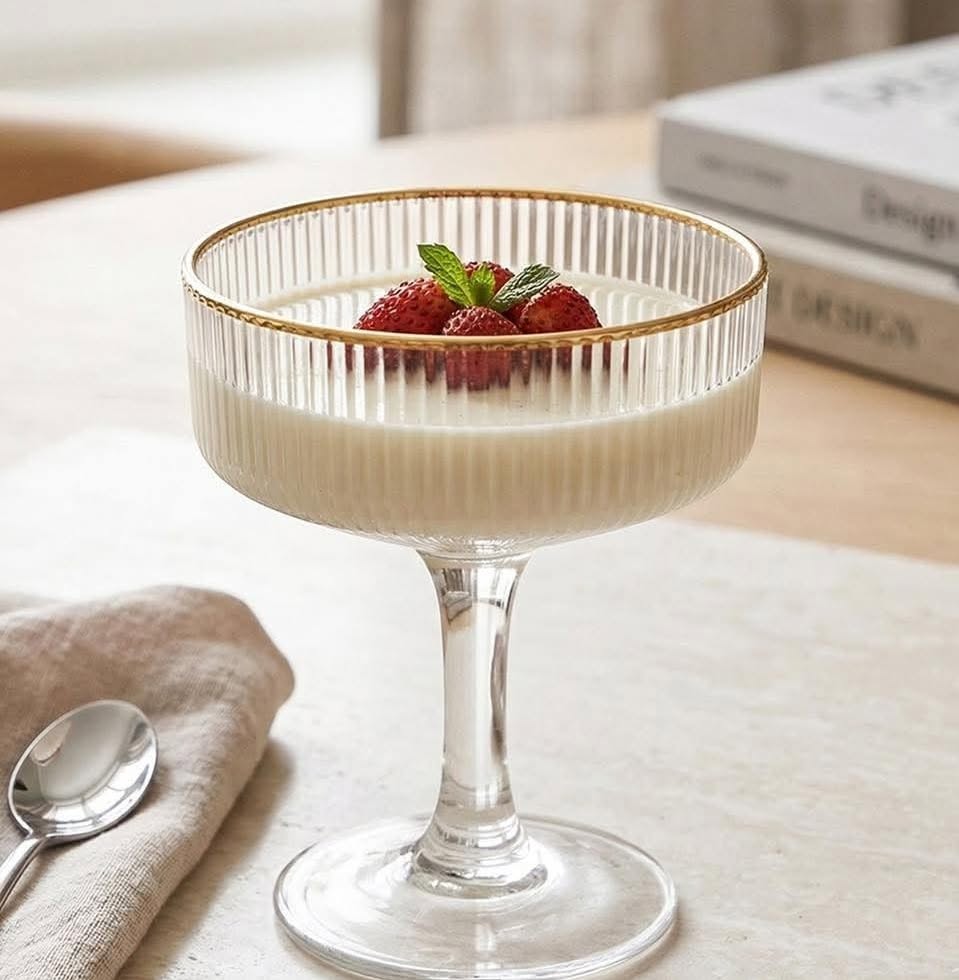 Coupes Dessert Dorées