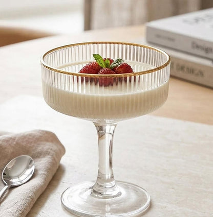 Coupes Dessert Dorées
