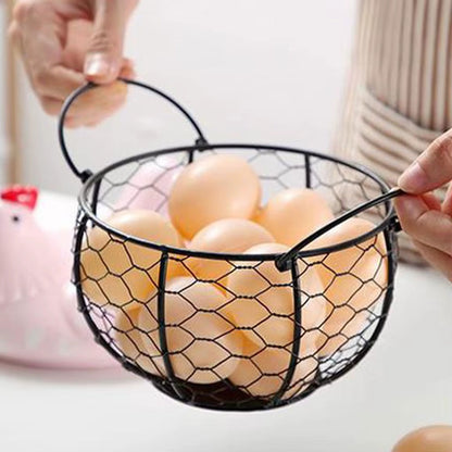 Panier Œufs Design Poule