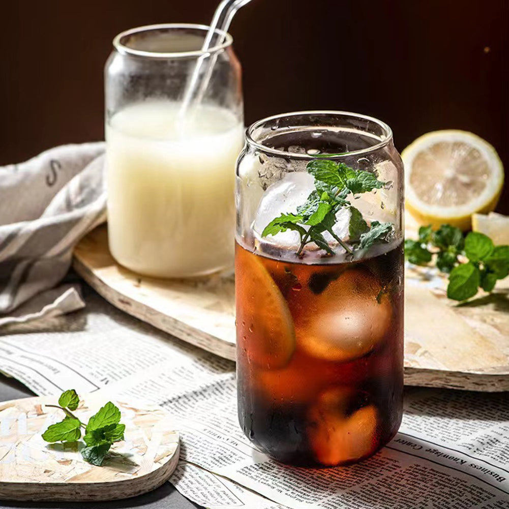 Bocaux en Verre avec Pailles (x3)