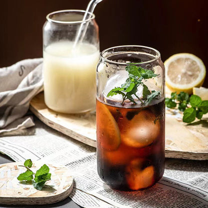 Bocaux en Verre avec Pailles (x3)