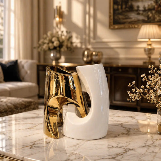 Vase Abstrait Duo