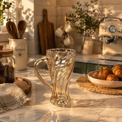 Tasse Verre Doré