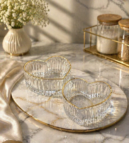 Bols Verre Cœur