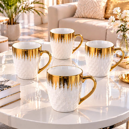 Tasse Dorée Élégante