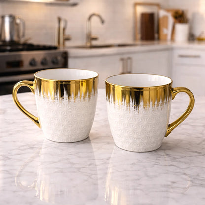 Tasse Dorée Élégante