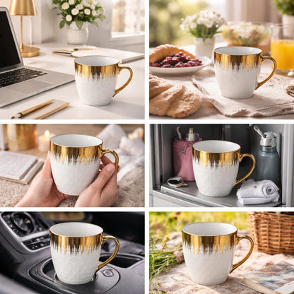 Tasse Dorée Élégante