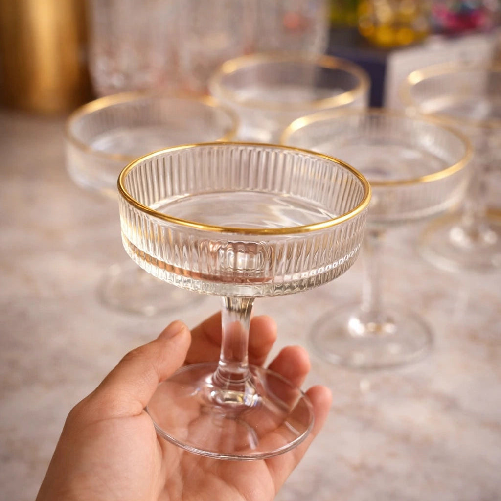 Coupes Dessert Dorées