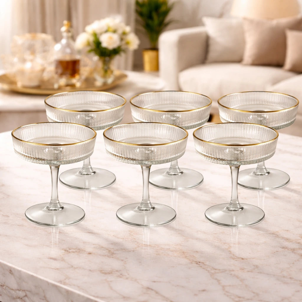 Coupes Dessert Dorées