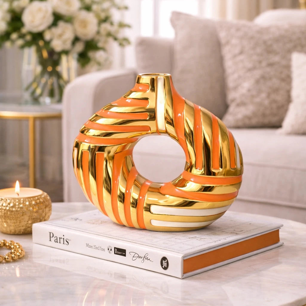 Vase Moderne Doré