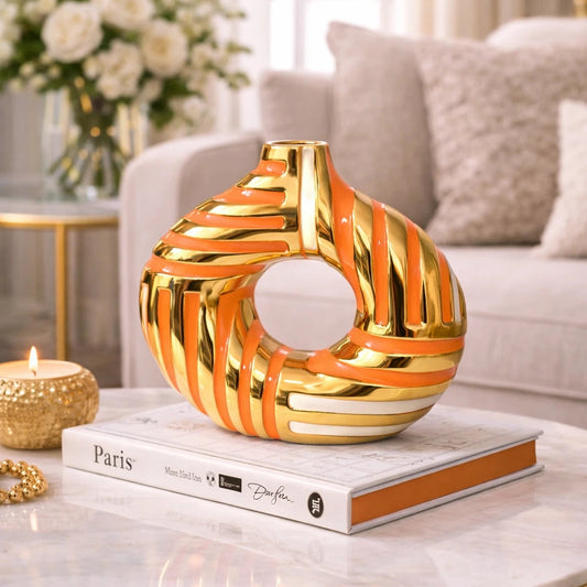 Vase Moderne Doré