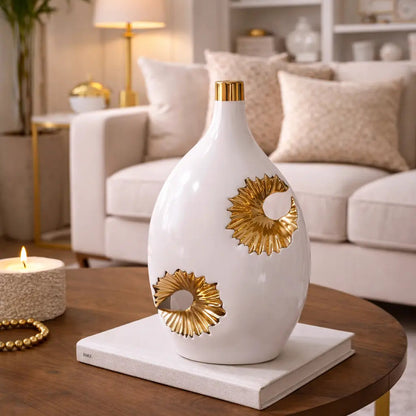 Vase Luxe Doré