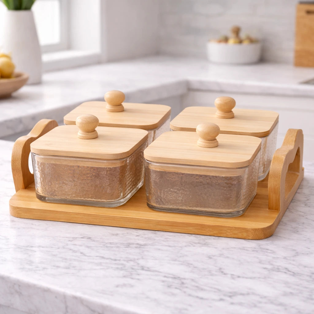 Set Bocaux Bambou