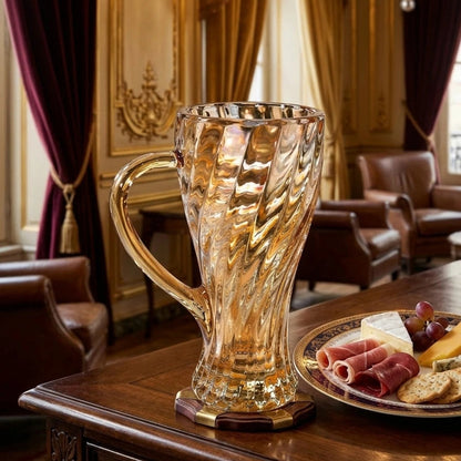 Tasse Verre Doré