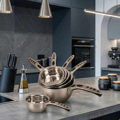Set de 5 Casseroles Inox