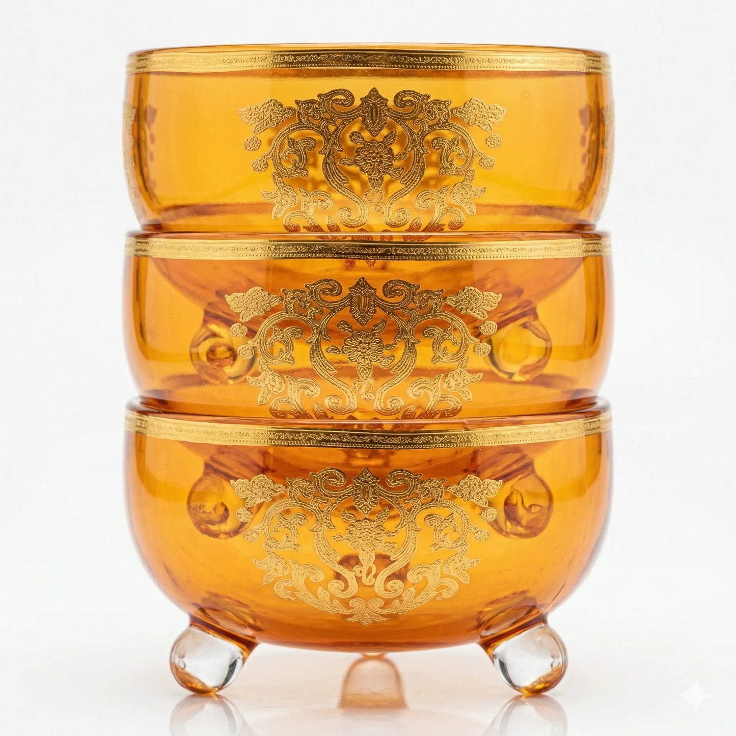 Bols Verre Ambré