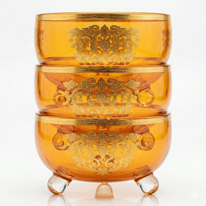 Bols Verre Ambré