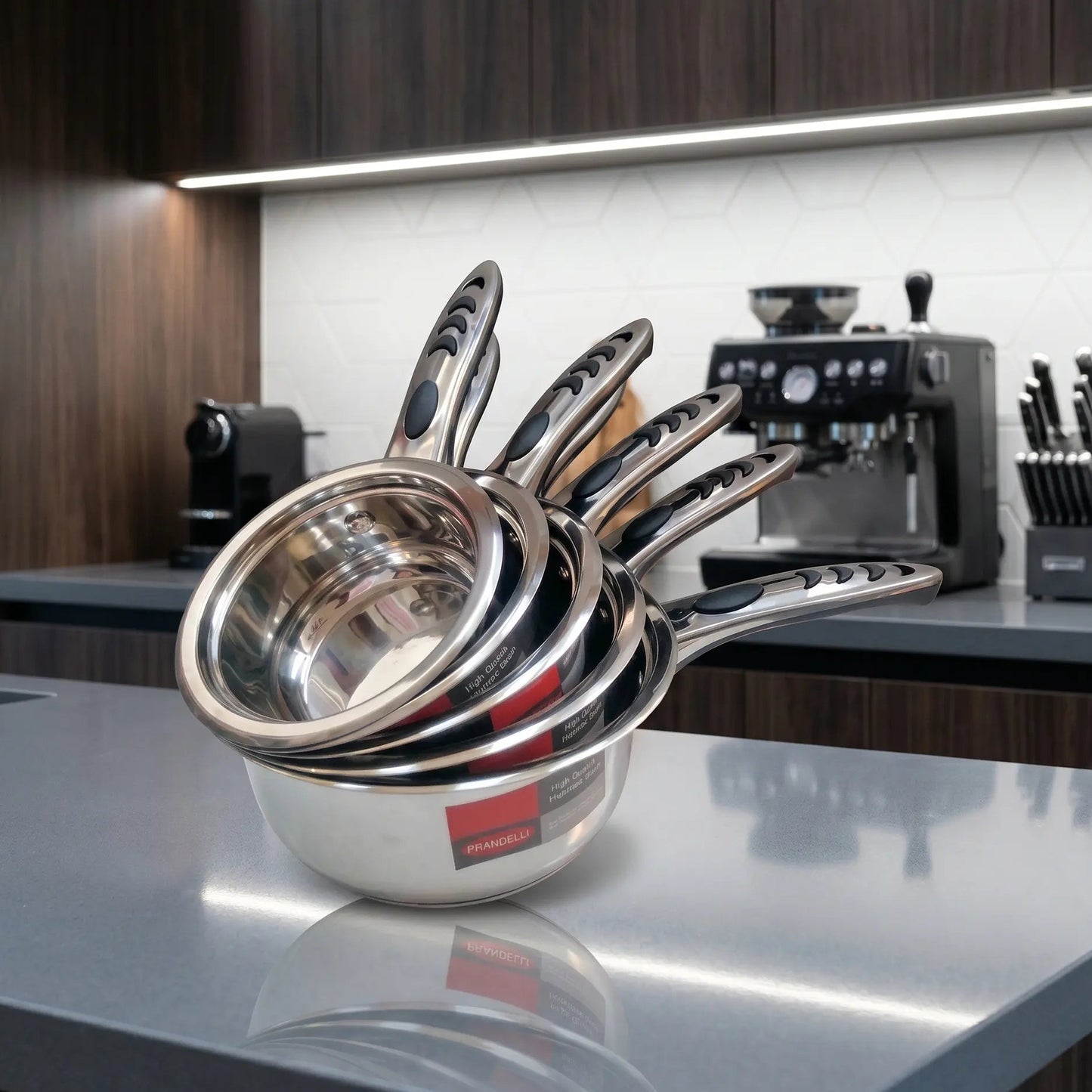 Set de 5 Casseroles Inox