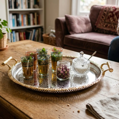 Plateau Chic Doré