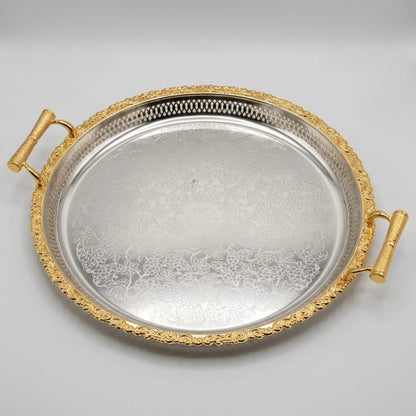 Plateau Chic Doré