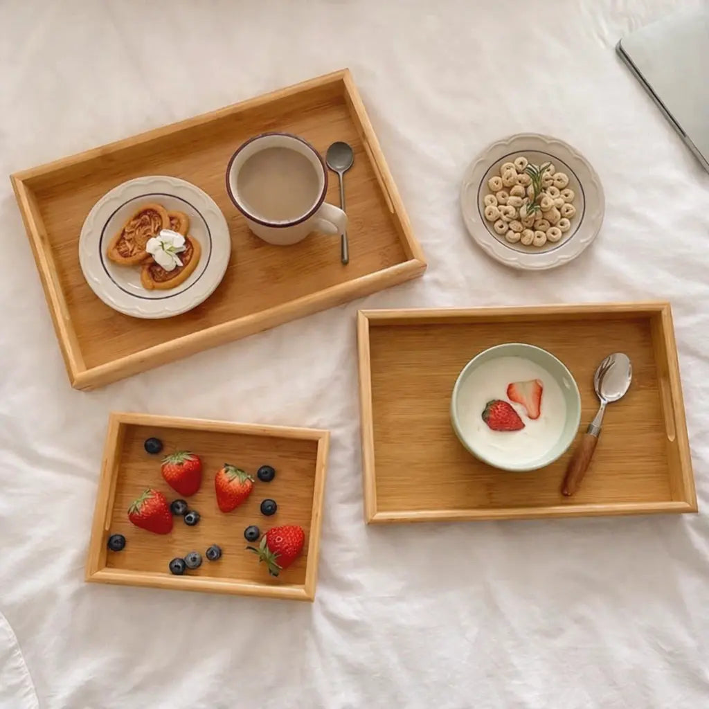 Plateaux Bambou