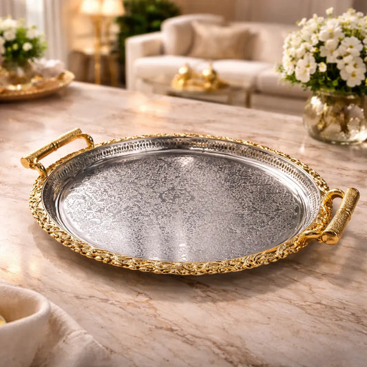 Plateau Chic Doré