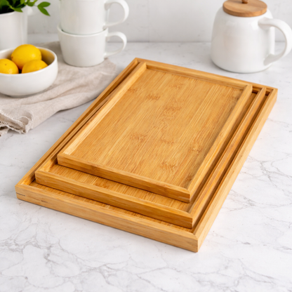 Plateaux Bambou