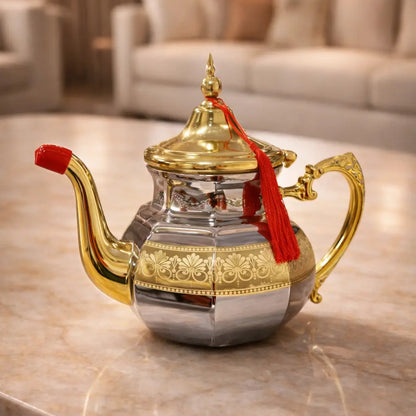 Théière Luxe Dorée
