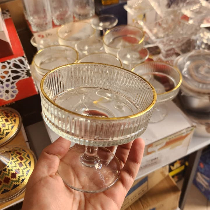 Coupes Dessert Dorées