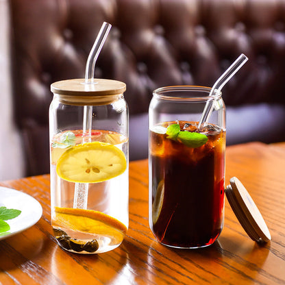 Bocaux en Verre avec Pailles (x3)