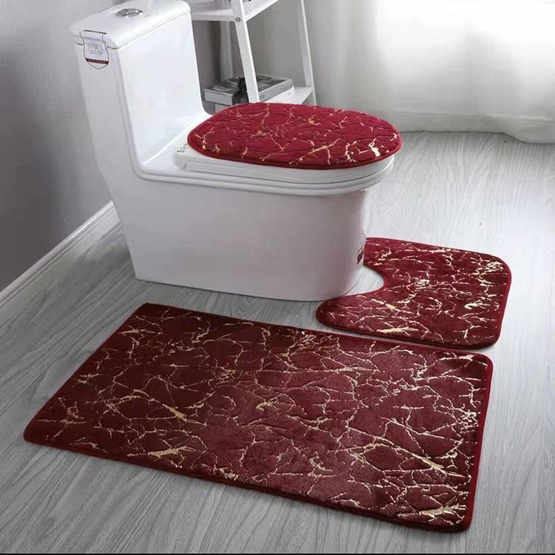 Ensemble de Tapis de Salle de Bain Antidérapants et Absorbants