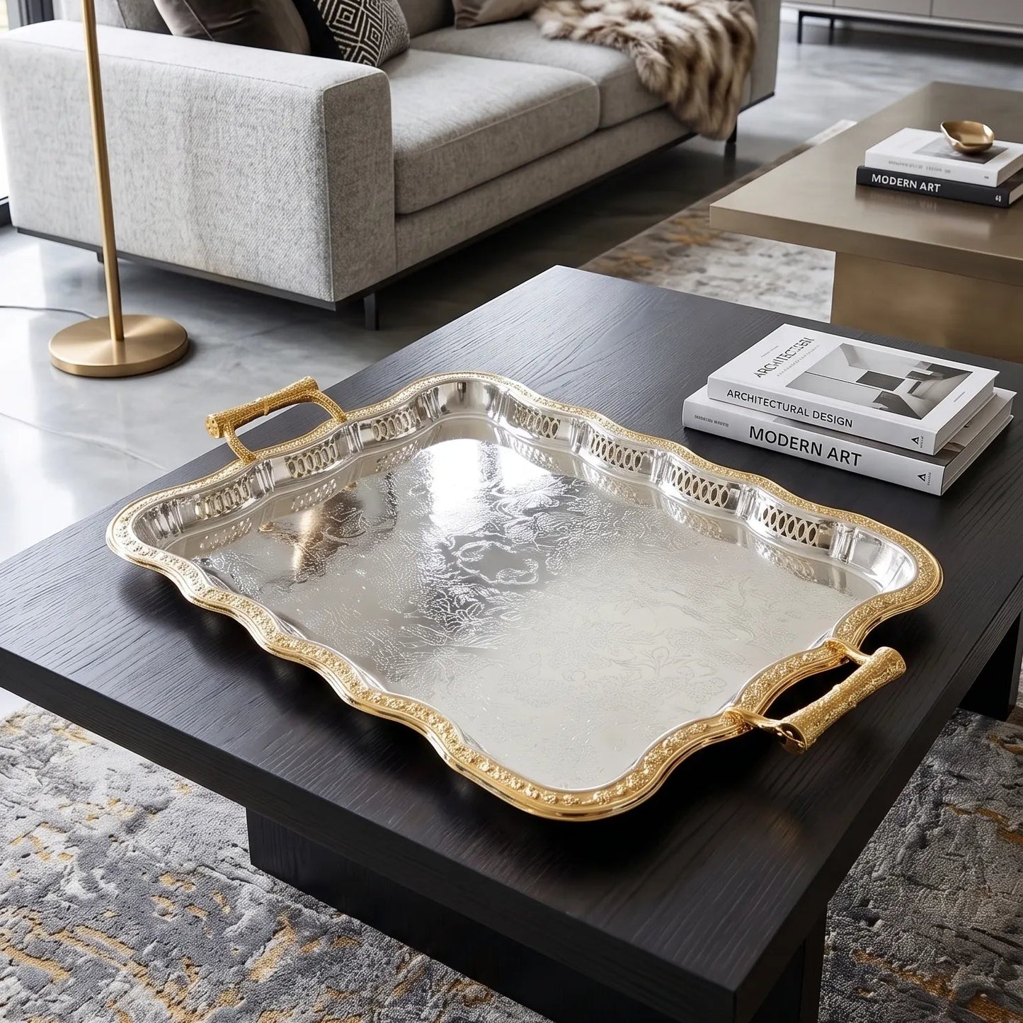 Plateau Royal Argent & Or